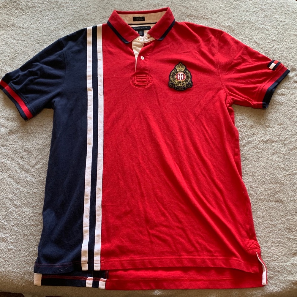 Tommy Hilfiger men’s size XL polo with patch